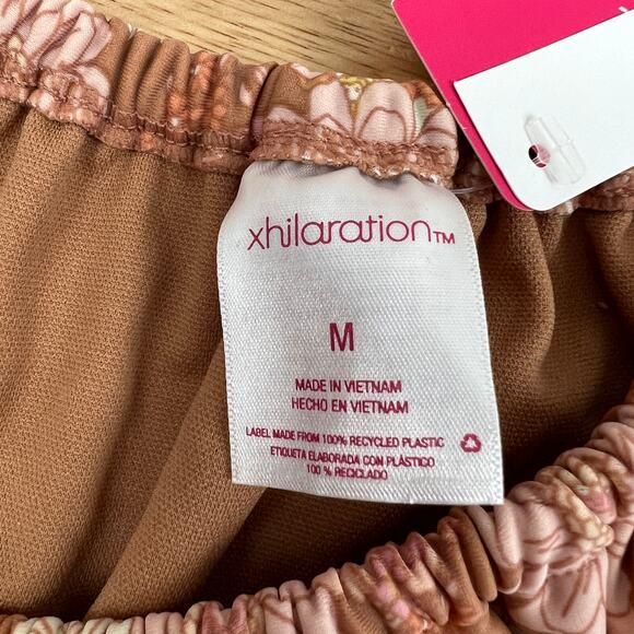 Xhilaration Juniors' Cheeky Floral Print String Bikini Bottom - Medium - NWT - Picture 2 of 8